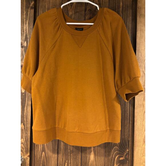 Who What Wear Short Sleeve Sweatshirt Large - Picture 1 of 6